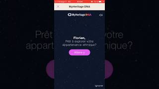 MyHeritage DNA French MyHeritage [upl. by Anilok534]