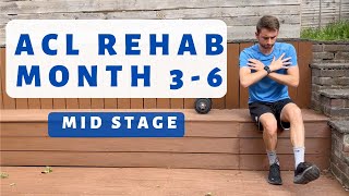 ACL Month 3 to 6 Knee Strengthening Exercises [upl. by Ednihek]