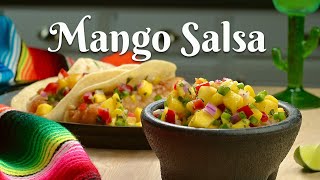 HOW TO MAKE THE MOST DELICIOUS MANGO SALSA Quick and Easy Recipe for Fresh Mango Salsa in Minutes [upl. by Oman]