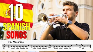 10 LEGENDARY SPANISH SONGS with Sheet Music [upl. by Anail]