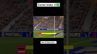 Corner kick🔥cr7 efootball ronaldo cristiano football cr7shorts shorts shortsvideo fyp fy [upl. by Drareg]