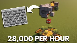 quotNEWquot Minecraft Cobblestone Farm Tutorial  Fully Automatic [upl. by Koehler]