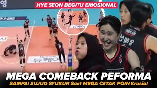 Begitu Berkaca Kaca Histeris Nya Hye Seon Melihat Comeback Nya Peforma Mega [upl. by Guillaume]