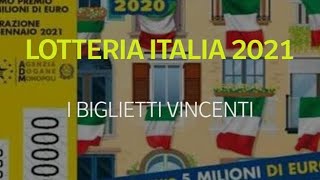 Lotteria Italia tutti i biglietti vincenti primo premio vinto a Pesaro [upl. by Enovaj765]