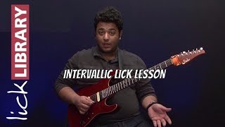 Intervallic Lick Lesson  Pritesh Walia [upl. by Carrol]