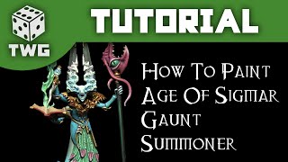 Games Workshop Tutorial How To Paint An Age of Sigmar Gaunt Summoner [upl. by Arob]