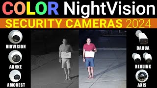 Color Night Vision PoE Security Camera Review 2024  Reolink Annke Dahua UniFi Axis [upl. by Gorman]