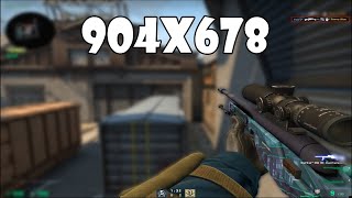 904x678 RESOLUTION IN CSGO  TUTORIAL [upl. by Aciraa]