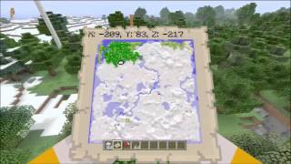 Minecraft Xbox 360 Seeds  Snow Seed Pumpkins and Floating Library [upl. by Labanna143]