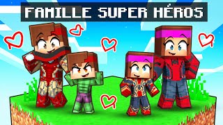 Avoir une FAMILLE de SUPER HÉROS sur Minecraft [upl. by Whetstone]