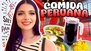 PROBANDO COMIDA PERUANA 🇵🇪 🦙😎 [upl. by Wynne]