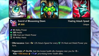 Healing Priest Master Yi  New Healing Item heals ally every Auto Attack  Challenger Arena Gameplay [upl. by Iahcedrom]