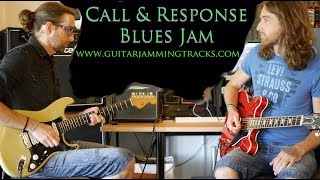 Blues Guitar Call and Response Jam in C with Danny and Dan [upl. by Ahcim]