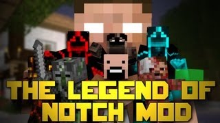 Minecraft Mod Showcase The Legend of Notch 80 NEW MOBS NEW COMBAT SYSTEM 6 HOUR RPG [upl. by Seluj]