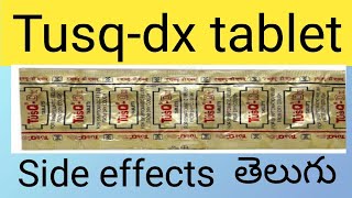 tusqdx tablet uses in telugu tusqdx tablet side effects telugu coughsyrup coughandcoldinkids [upl. by Leanora666]