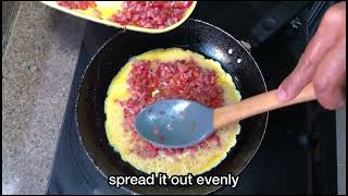 Filipino Style Breakfast Omelette recipe [upl. by Polly270]