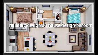 2bdroom design  building design 25x30 building 1bdroom design house design  इमारत के सामने [upl. by Ykceb]