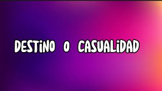 Destino o Casualidad  Melendi  HaAsh  Letra  Lyrics [upl. by Petronilla471]