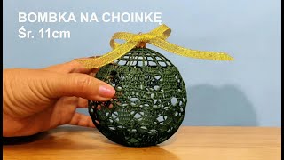 Bombka na choinkę Christmas tree bauble Adorno de árbol de Navidad Średnica 11 cm [upl. by Ury]