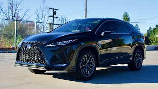 2022 Lexus RX 350 F Sport  Amazing Red Interior Luxury Utility Vehicle [upl. by Dygall467]