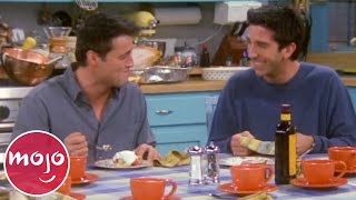 Top 10 Funniest David Schwimmer Bloopers on Friends [upl. by Aitra]