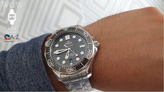 Unboxing The Omega Seamaster Diver 300m  New Ceramic Master Chronometer  Overview [upl. by Wight]