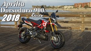 The 2018 Aprilia Dorsoduro 900 Review [upl. by Aggi]