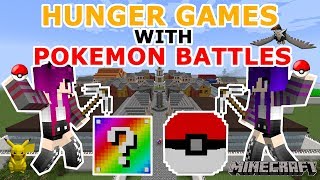 Minecraft Hunger Games with Pokemon Battles Rainbow Lucky Blocks amp Pixelmon Lucky Blocks [upl. by Brittne409]