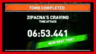 Zipacnas Craving  TIME Attack  Shadow of the Tomb Raider [upl. by Erica842]