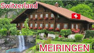 MeiringenSwitzerland 4K Beautiful Nature Swiss Village nature swissalps switzerland [upl. by Sivehc]