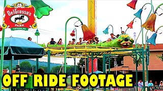 Wacky Worm at DelGrossos Amusement Park OffRide Footage No Copyright [upl. by Zilevi]