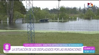 8AM  La situación de los desplazados por las inundaciones [upl. by Aramak62]