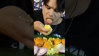 egg curry mukbang🤤🤤 mukbang food [upl. by Keyek]