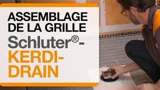 Comment assembler la grille Schluter®KERDIDRAIN [upl. by Cirda302]