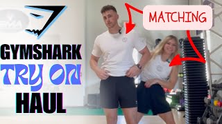 GYMSHARK TRY ON HAUL  Couple Edition❤️🦈 [upl. by Oneil]