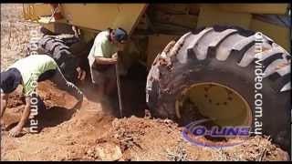 Bogged Header in Mallee quotslopquot [upl. by Vinaya]