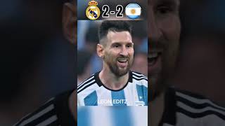 Real Madrid VS Argentina Imaginary Final Match Penalty Shootout  messi vs bellingham [upl. by Enelia480]