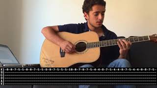 Octavio Mesa  El Chicanero  Como tocar  Tab guitarra  cover [upl. by Terr534]