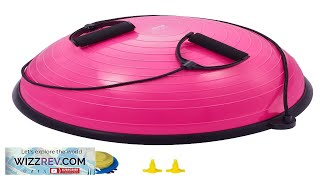 VEVOR Half Exercise Ball Trainer 23 inch Balance Ball Trainer 660lbs Capacity Review [upl. by Drisko]