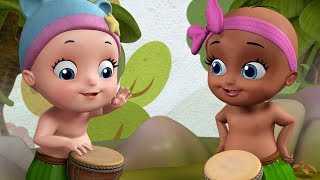 Baby Dance Cartoon Video Jungle Edition  Infobells [upl. by Anitsirc]