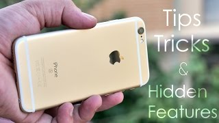 iPhone 6s  Tips Tricks amp Hidden Features [upl. by Derman653]