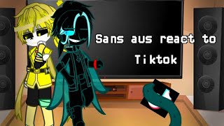 Sans aus react to TikTok✨✨Undertale AuShortCredits in descPart 23🎉 [upl. by Nahtanoj975]