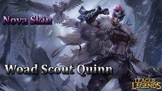 League of Legends  Nova Skin Woad Scout Quinn PBE [upl. by Leen338]