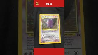 Gengar Pokemon Card Holo WOTC 562 Fossil Set Rare 1999 Vintage Original LP [upl. by Avevoneg]