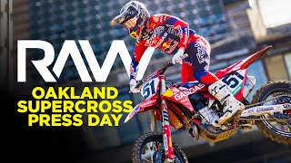 Oakland Supercross Press Day RAW [upl. by Keithley]