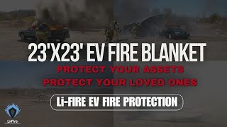 23x23 LiFire EV Fire Blanket  EV Fire Blankets Collection [upl. by Novick]