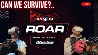 24 Hours of VR iRacing Chaos  ROAR before the 24 at Daytona [upl. by Schwing16]