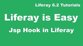 Liferay Tutorial 21  Jsp Hook in Liferay [upl. by Ednarb532]