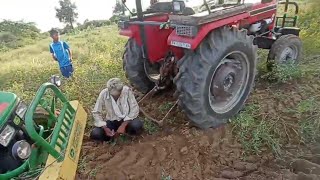 John Deere 5105 Massey 241 Narpat Banjara farming🚜 [upl. by Anawal61]