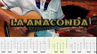 Tablatura Para Guitarra  Canción quotLa Anacondaquot 🎸 [upl. by Clabo612]